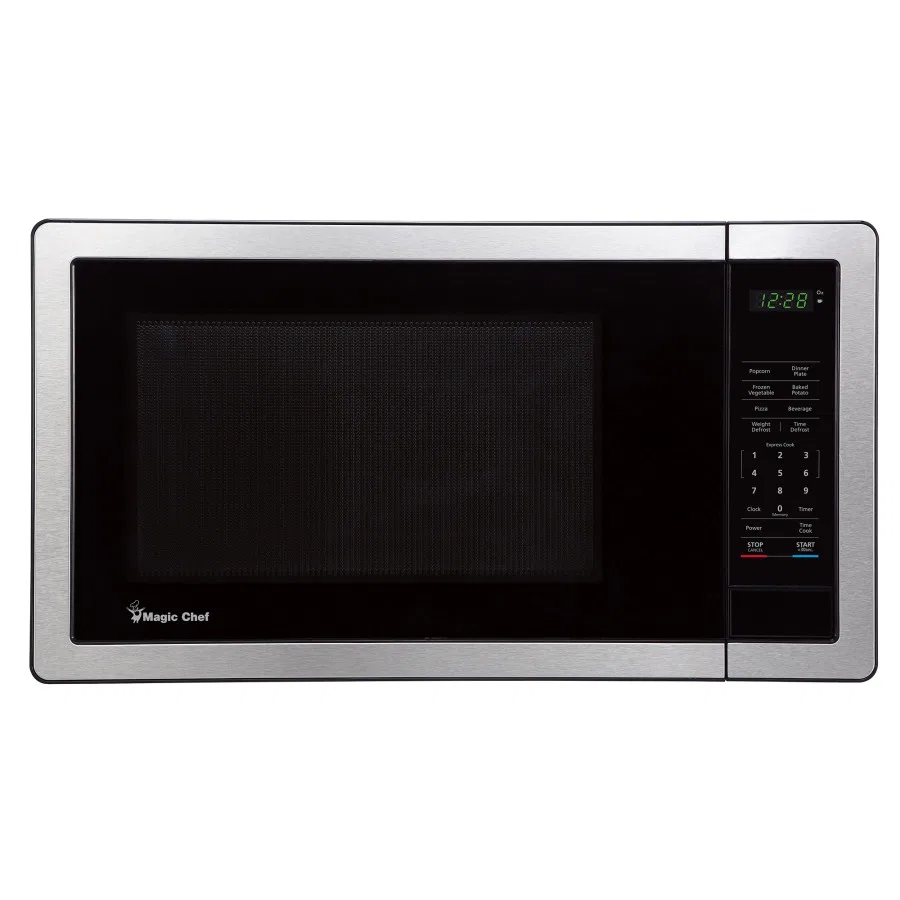 MC110MST – MAGIC CHEF Microwave Oven, Countertop 1.1 Cubic Foot Capacity 1500 Watt Input Power/ 1000 Watt Energy Outp...